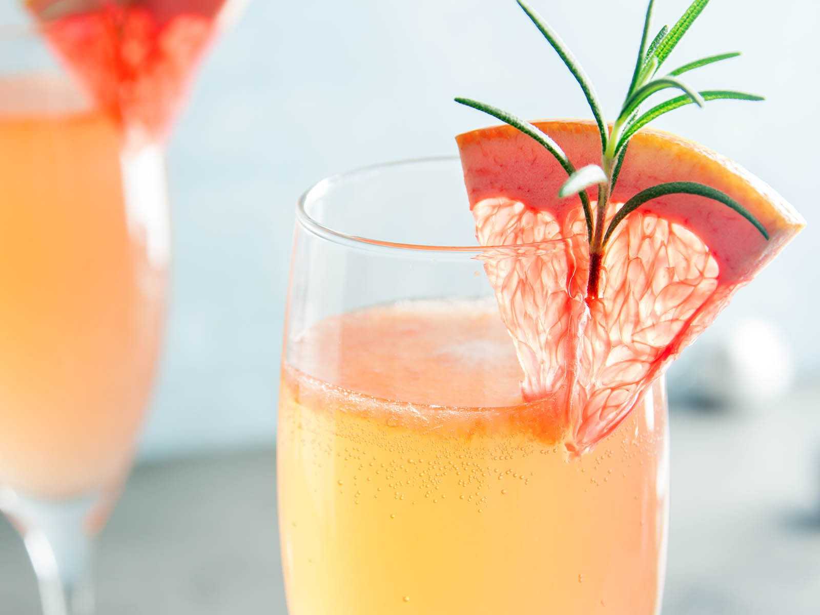 Mimosa festive drink